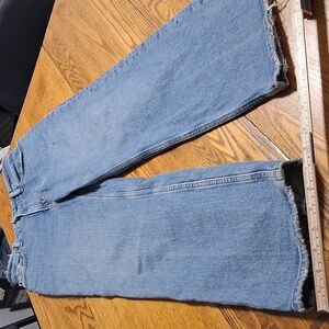 ABERCROMBIE & FITCH Jeans Women  26 X 2 BLUE 90's RELAXED HIGH RISE Preowned Use
